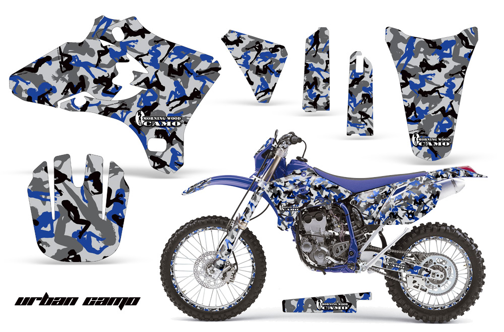 Yamaha YZ250F YZ450F 03-05 Graphic Kit UC BL NPs